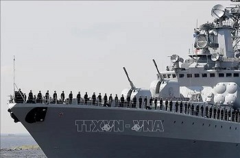 Tàu chiến chống ngầm Nga kết thúc hải trình thăm cảng Philippines