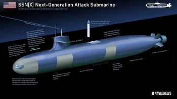 Điều ít biết về dự án tàu ngầm hạt nhân SSN (X) của Hải quân Hoa Kỳ