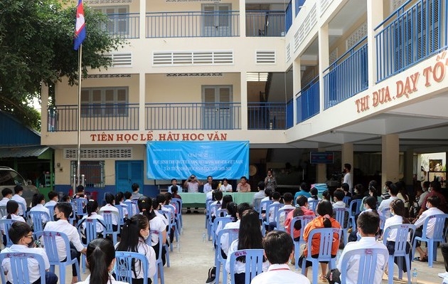 Khởi công nhà sinh hoạt cộng đồng rộng 750 m2 cho người gốc Việt Nam ở Campuchia