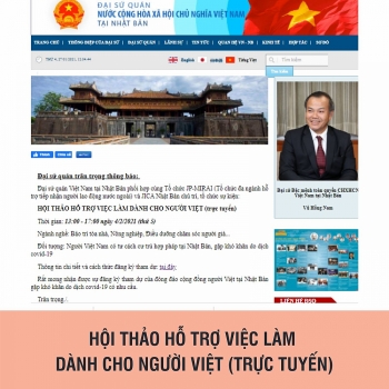 Hỗ trợ việc làm cho người Việt tại Nhật Bản trong dịch COVID-19