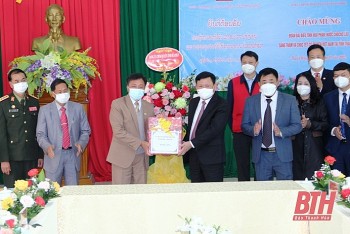 Tỉnh Hủa Phăn và Bôlykhămxay (Lào) thăm, chúc Tết chính quyền, nhân dân tỉnh Thanh Hóa, Hà Tĩnh