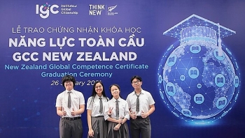 25 học sinh Việt Nam đầu tiên nhận chứng chỉ Năng lực toàn cầu của New Zealand