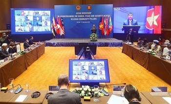 Cộng đồng ASEAN thúc đẩy các vấn đề về phụ nữ, hòa bình và an ninh Cộng đồng ASEAN thúc đẩy các vấn đề về phụ nữ, hòa bình và an ninh