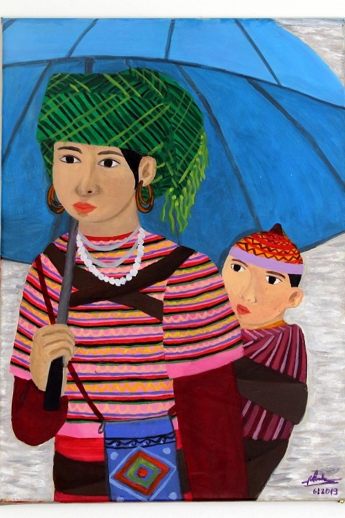 Bức tranh cuộc sống tươi đẹp qua nét vẽ cô gái khiếm thính Dương Phương Linh