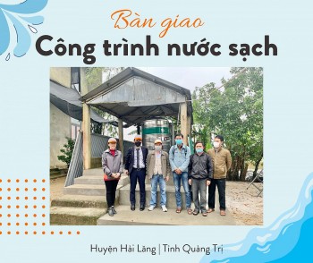 world vision viet nam ban giao cac cong trinh cung cap nuoc sach cho nguoi dan quang tri