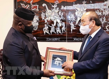 Tổng thống CH Sierra Leone Julius Maada Bio thăm chính thức Việt Nam