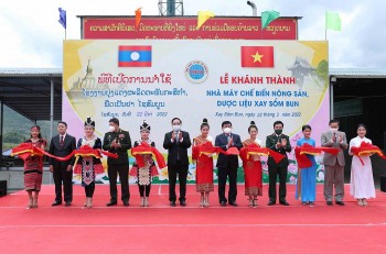 Khởi công, khánh thành và bàn giao một số dự án của Việt Nam giúp Lào Khởi công, khánh thành và bàn giao một số dự án của Việt Nam giúp Lào