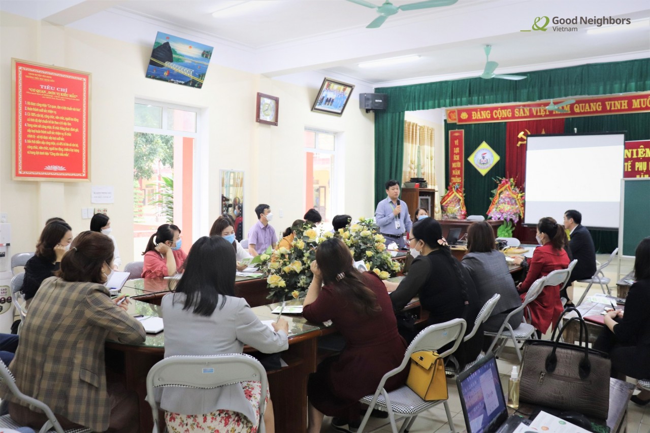 GNI tập huấn kỹ năng bảo vệ trẻ em cho 30 giáo viên tại Thanh Hóa