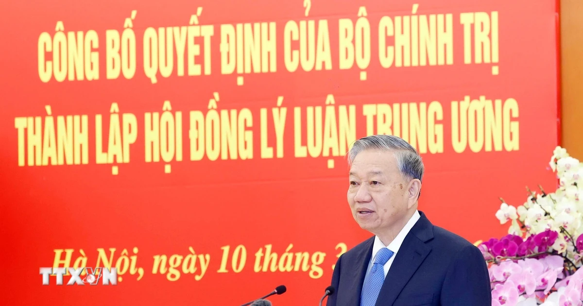 Tổng Bí thư Tô Lâm chủ trì Hội nghị công bố lập Hội đồng Lý luận TW nhiệm kỳ 2026-2031