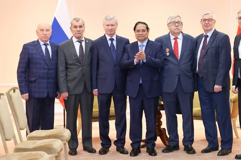 Thủ tướng Phạm Minh Chính tiếp lãnh đạo Hội Hữu nghị Nga-Việt, Hội Cựu chiến binh Nga từng chiến đấu tại Việt Nam