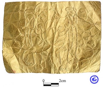 Bộ sưu tập vàng lá chạm khắc hình voi Gò Thành được công nhận là bảo vật quốc gia