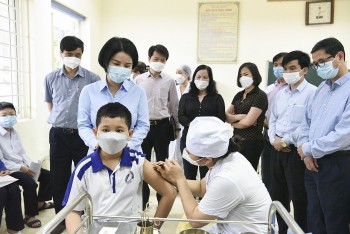 Hà Nội triển khai tiêm vaccine COVID-19 cho trẻ em từ 5 đến dưới 12 tuổi tại 3 quận huyện