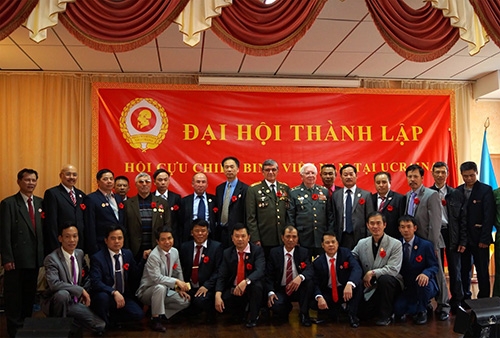 Hội CCB Việt Nam tại Ukraine thiết lập được mối quan hệ thắm tình đồng chí, anh em với Hội CCB nước sở tại
