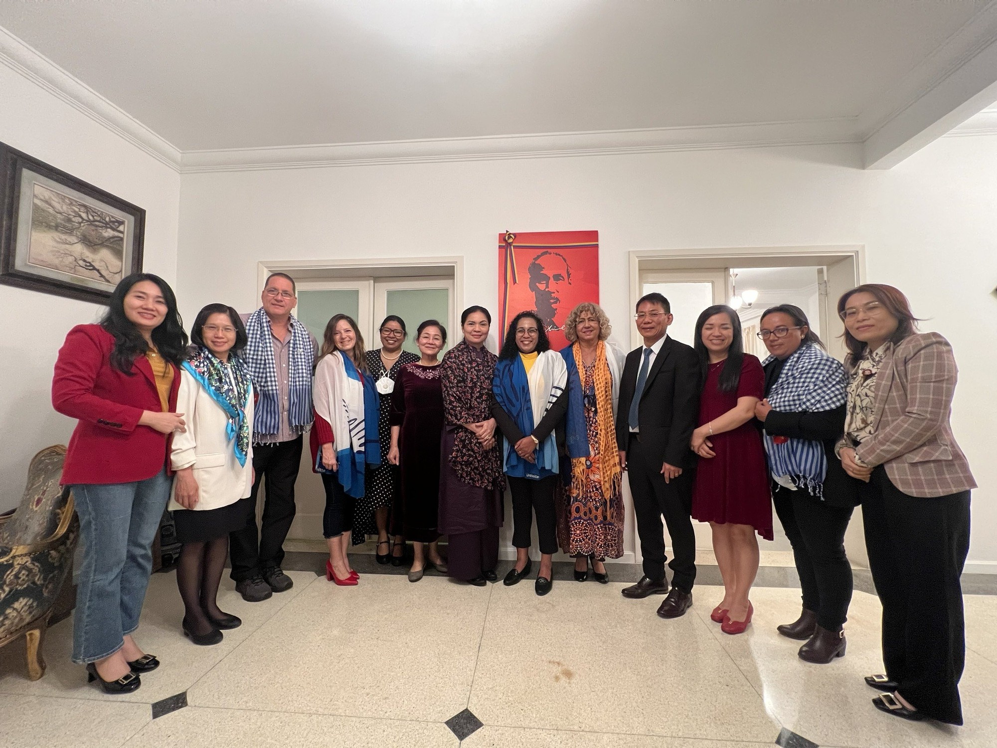 Hình ảnh Đoàn Hội LHPN Việt Nam tham dự Đại hội Liên đoàn Phụ nữ Dân chủ Quốc tế và làm việc tại Venezuela - Ảnh 13.