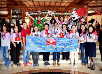 Hình ảnh Đoàn Hội LHPN Việt Nam tham dự Đại hội Liên đoàn Phụ nữ Dân chủ Quốc tế và làm việc tại Venezuela