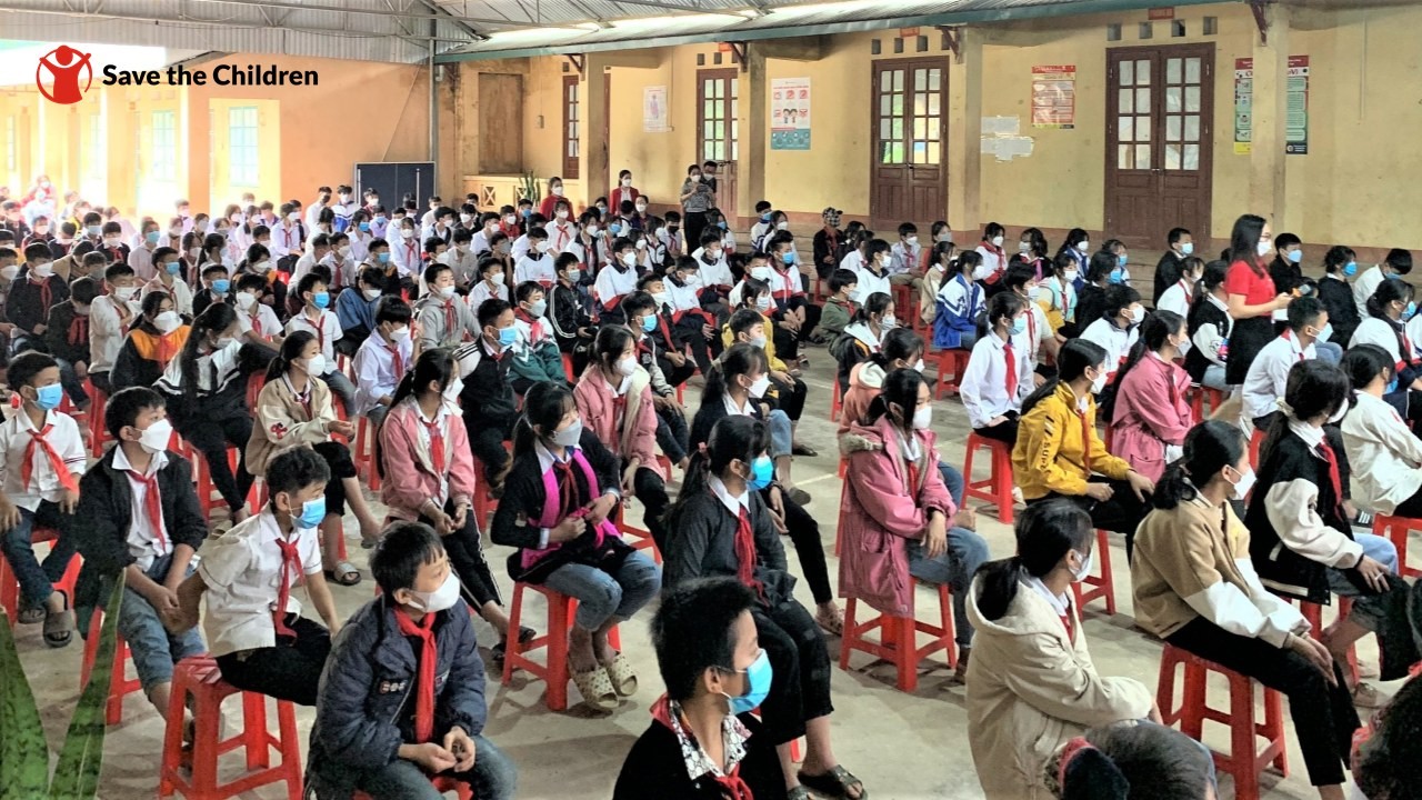 Tổ chức Cứu trợ Trẻ em giúp học sinh Lào Cai nói không với bắt nạt học đường
