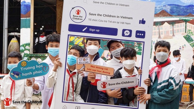 Tổ chức Cứu trợ Trẻ em giúp học sinh Lào Cai nói không với bắt nạt học đường