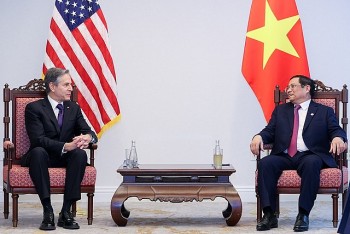 Ngoại trưởng Hoa Kỳ Antony Blinken ấn tượng về sự năng động của nền kinh tế Việt Nam Ngoại trưởng Hoa Kỳ Antony Blinken ấn tượng về sự năng động của nền kinh tế Việt Nam