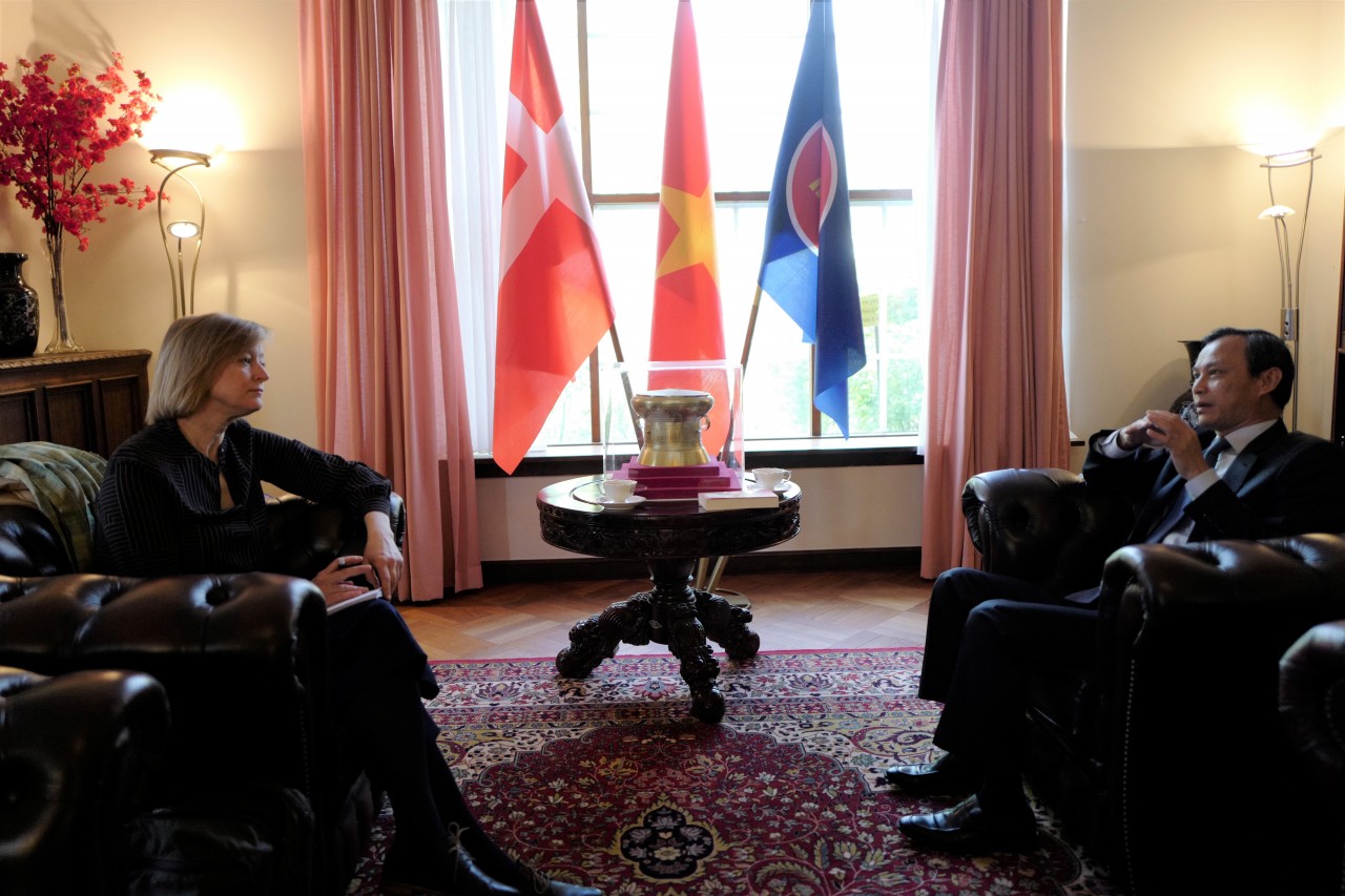 Tăng cường hợp tác giữa Đại sứ quán Việt Nam tại Đan Mạch với Hội hữu nghị Đan Mạch-Việt Nam
