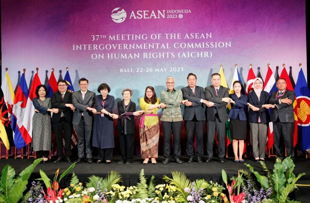 Uy ban lien chinh phu ASEAN thao luan ve van de nhan quyen hinh anh 1