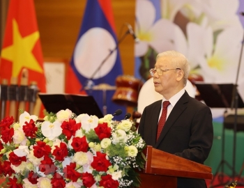 Diễn văn của Tổng Bí thư Nguyễn Phú Trọng tại tiệc chiêu đãi trọng thể chào mừng Tổng Bí thư, Chủ tịch nước Lào