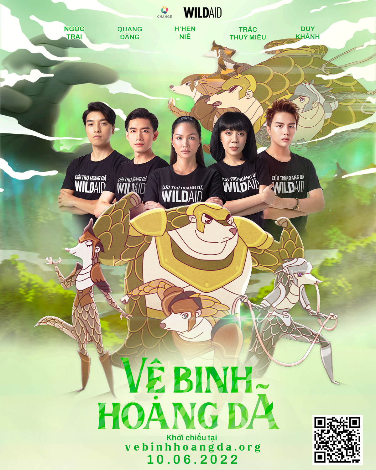 change wildaid ra mat phim ngan ve binh hoang da