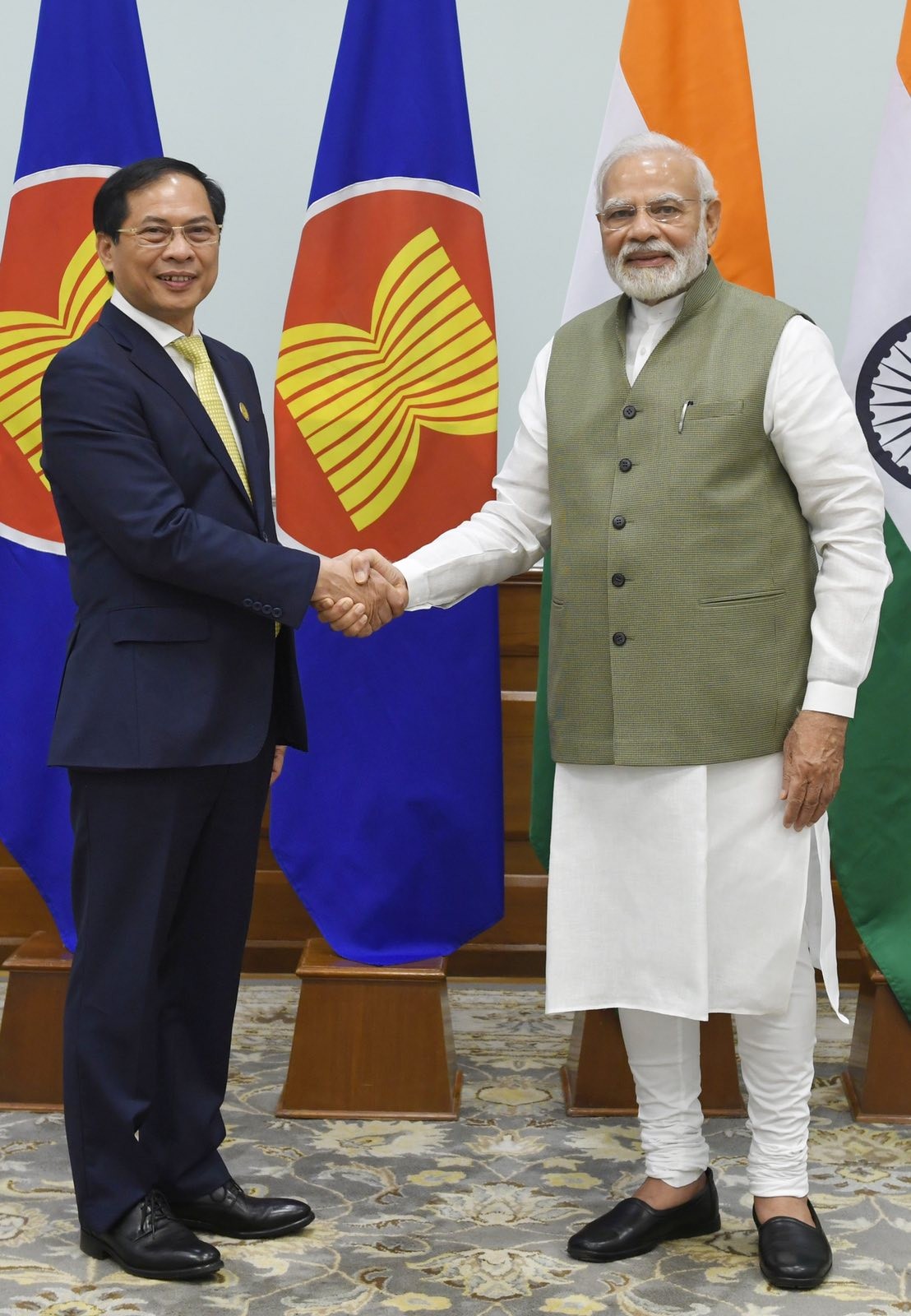 Việt Nam đánh giá cao Ấn Độ ủng hộ lập trường của ASEAN về Biển Đông