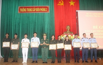70 học viên Quân đội Hoàng gia Campuchia tốt nghiệp khóa đào tạo tiếng Việt
