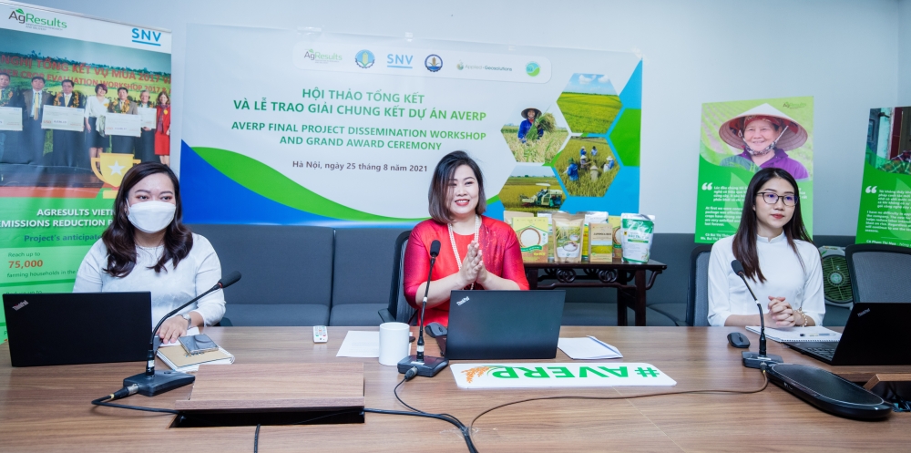 ThaiBinh Seed đạt giải nhất Dự án “Sản xuất lúa bền vững và giảm phát thải khí nhà kính AgResults”