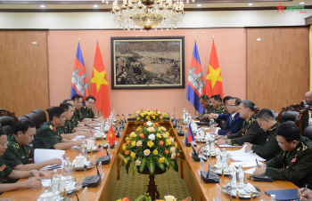 Tăng cường hợp tác quốc phòng Việt Nam - Campuchia