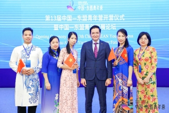 Thanh niên Việt Nam tham dự Hội trại Thanh niên Trung Quốc-ASEAN lần thứ 13