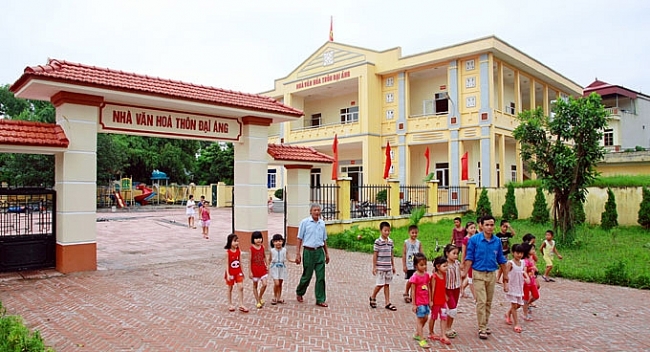 Bảo đảm 100% thôn, làng có nhà văn hóa hoặc địa điểm sinh hoạt cộng đồng tại Hà Nội