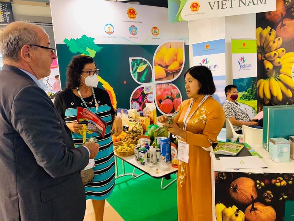 Lần đầu tiên Việt Nam tham dự Hội chợ quốc tế trong lĩnh vực rau quả tại Italia
