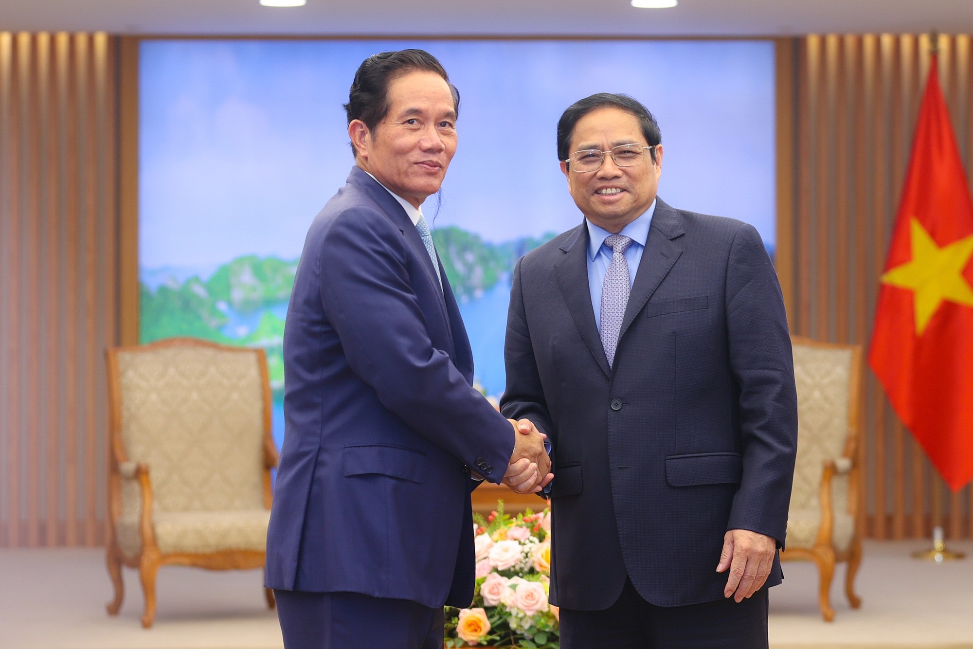 Thủ tướng Phạm Minh Chính tiếp Đô trưởng Phnom Penh - Ảnh 1.