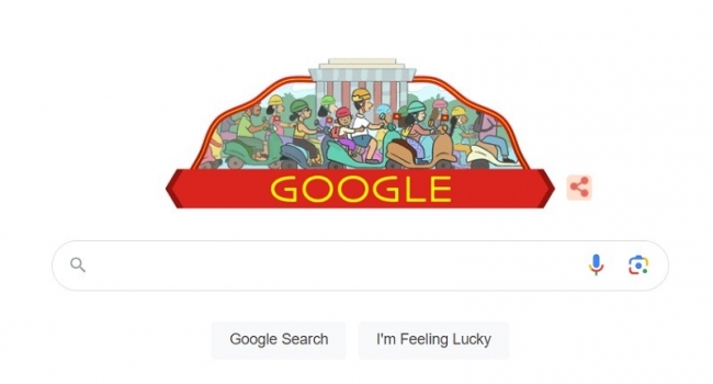 Google Doodle chào mừng Quốc khánh Việt Nam