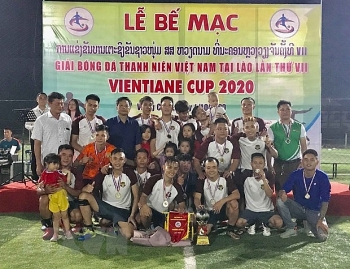 9 đội tham gia Giải bóng đá thanh niên Việt Nam tại Lào lần thứ 7 gây quỹ từ thiện giúp trẻ em Lào