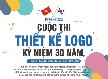 Phát động Cuộc thi thiết kế logo nhân kỉ niệm 30 năm quan hệ ngoại giao giữa Việt Nam – Hàn Quốc