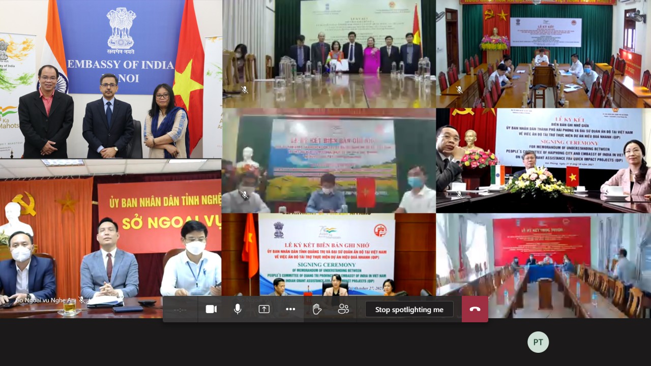Ấn Độ hỗ trợ 8 tỉnh Việt Nam xây dựng hạ tầng giáo dục, bảo trợ xã hội, tưới tiêu và cấp nước