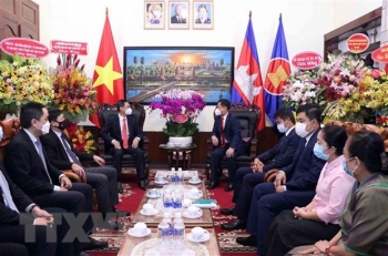 Thành phố Hồ Chí Minh chúc mừng Quốc khánh Campuchia
