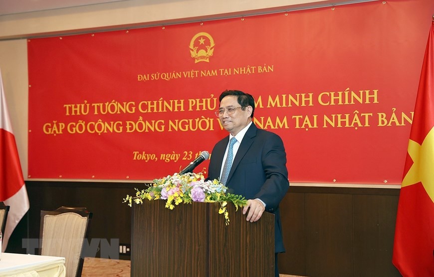 Thủ tướng Phạm Minh Chính: Kiều bào là cầu nối góp phần tăng cường tình hữu nghị Việt Nam - Nhật Bản