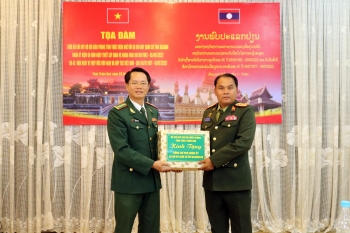 Bộ chỉ huy BĐBP tỉnh Thừa Thiên Huế tọa đàm với Bộ chỉ huy quân sự tỉnh Salavan (Lào)