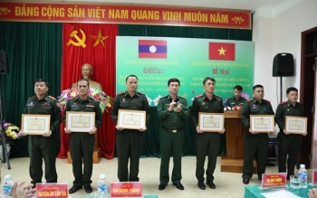Bế mạc tập huấn nghiệp vụ Biên phòng cho cán bộ Quân đội nhân dân Lào