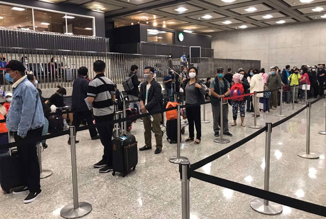 Thêm chuyến bay đưa 1.050 công dân từ Hoa Kỳ, Nhật Bản, Hàn Quốc về nước