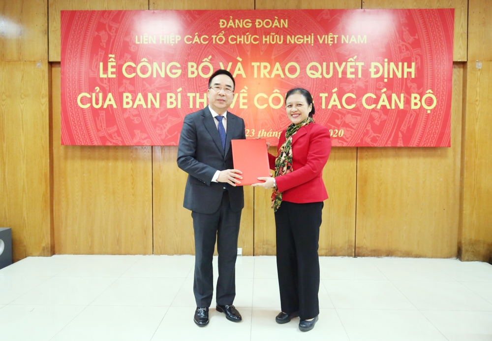Ông Nguyễn Văn Doanh được điều động, chỉ định tham gia Đảng đoàn của Liên hiệp Hữu nghị