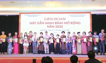 Khai mạc Liên hoan hát Xẩm khu vực phía Bắc - Ninh Bình 2022