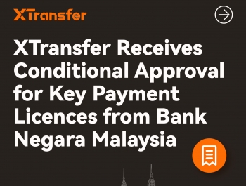 xtransfer nhan phe duyet co dieu kien cho cac giay phep thanh toan quan trong