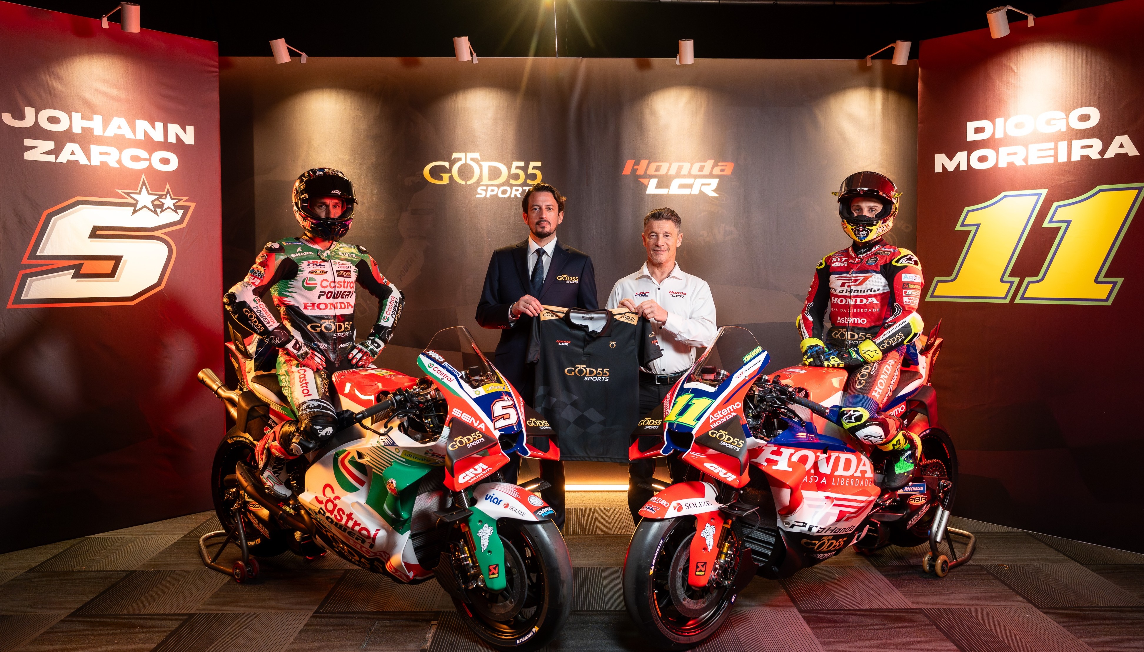 GOD55 Sports vinh dự hợp tác cùng Honda LCR Team tại giải MotoGP