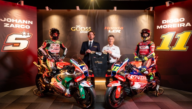 GOD55 Sports vinh dự hợp tác cùng Honda LCR Team tại giải MotoGP