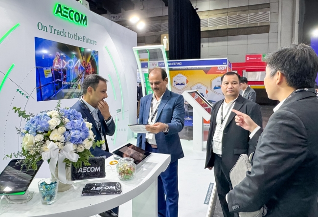 AECOM "trên hành trình hướng tới tương lai" tại sự kiện Asia Pacific Rail 2025 hội tụ các giải pháp đường sắt kỹ thuật số và phát triển bền vững