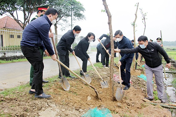 Nghệ An: Phát động “Tết trồng cây” Xuân Nhâm Dần tại Khu lưu niệm Tổng Bí thư Lê Hồng Phong